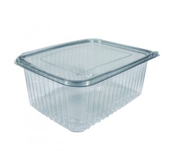 Caserola Transparente  Cu Capac Plat 1000Gr Bg